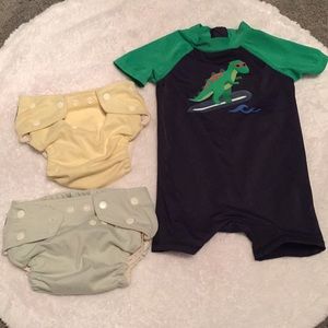 Bundle of 3 pieces boy swimwear w/ FREE gift!